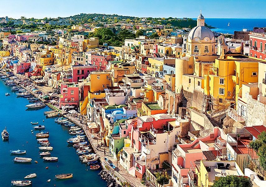 Castorland Puzzle Fischerdorf Corricella, Puzzleteile günstig online kaufen