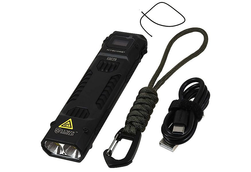 Nitecore LED Taschenlampe EDC29 LUMINBLADE 6500 Lumen USB-C Schwarz günstig online kaufen