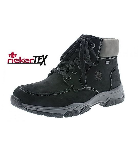 Rieker 31240-00 (Schnürstiefel mit Rauhleder Matieral) schwarz Herren Winte günstig online kaufen