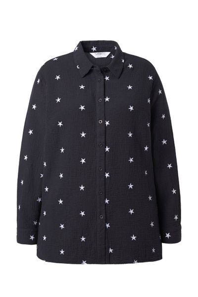 Angel of Style Hemdbluse Musselin-Bluse oversized günstig online kaufen