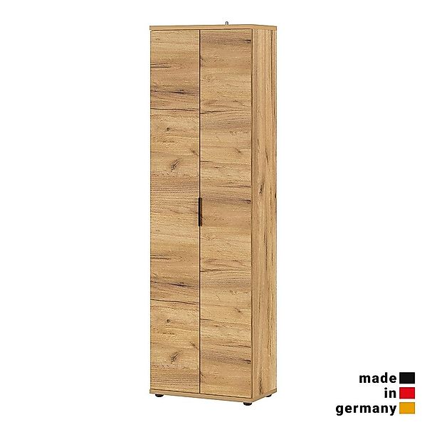 Lomadox Garderobenschrank RABAT-01 in Navarra Eiche günstig online kaufen