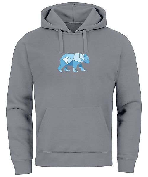 Neverless Hoodie Hoodie Herren Polygon Grafik günstig online kaufen