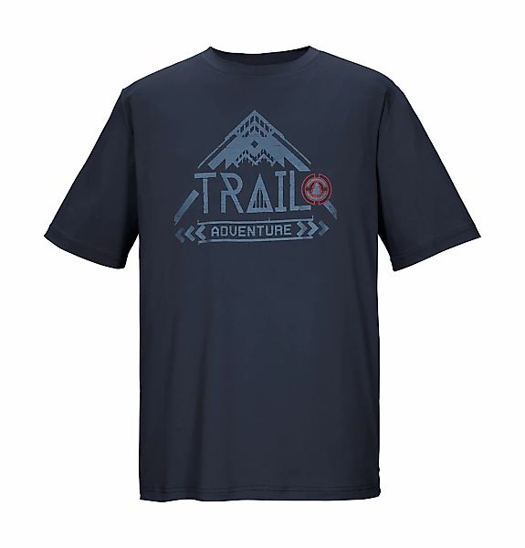 Killtec T-Shirt "KOS 1 MN TSHRT" Schnelltrocknend, Stretch, Adventure-Print günstig online kaufen