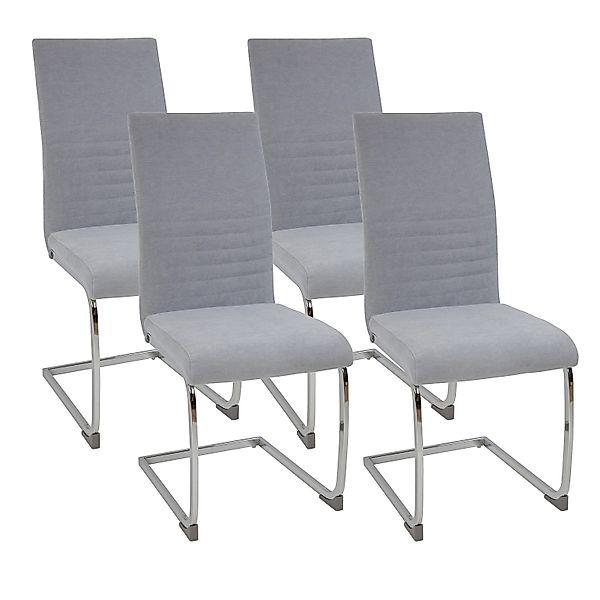 Albatros Freischwinger LUGANO 4er Set Grau günstig online kaufen