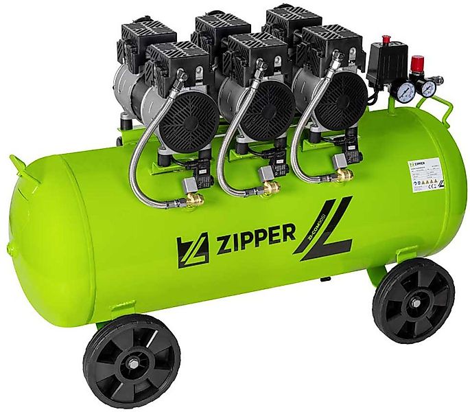 ZIPPER Kompressor ZI-COM90SI, 2250 W, max. 8 bar, 90 l, Kesselvolumen von 9 günstig online kaufen