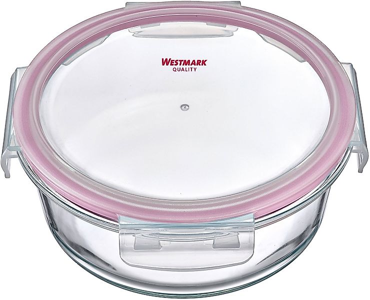 WESTMARK Frischhaltedose "Glas-Frischhaltedose, 950 ml, rund" 1 tlg. mikrow günstig online kaufen