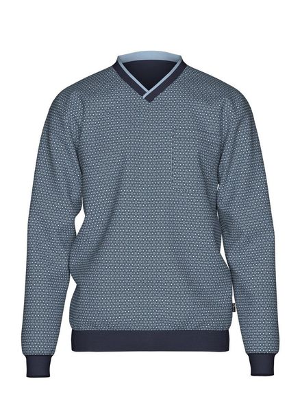 Trigema Schlafanzug TRIGEMA Pyjama-Oberteil mit Allover-Retro-Print günstig online kaufen