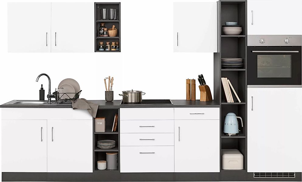 KOCHSTATION Küchenzeile "KS-Paris", ohne E-Geräte, Breite 330 cm günstig online kaufen