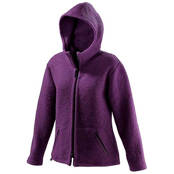 Mufflon Wolljacke Mufflon Jula W300 - Wolljacke Damen mit Kapuze günstig online kaufen