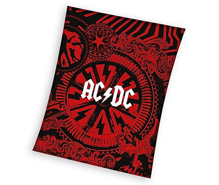 Wohndecke AC DC Coral Fleecedecke Kuscheldecke 150 x 200 cm, Carbotex günstig online kaufen