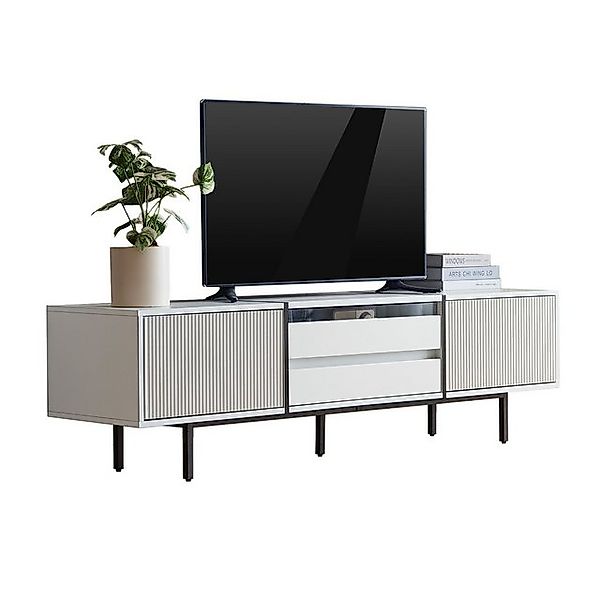Gotagee TV-Schrank Lowboard TV-Ständer Beistellschrank Fernsehschrank Weiß günstig online kaufen