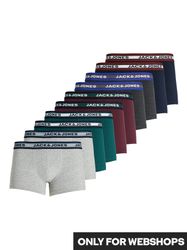 Jack & Jones Herren Boxershort JACSOLID TRUNKS 10er Pack günstig online kaufen