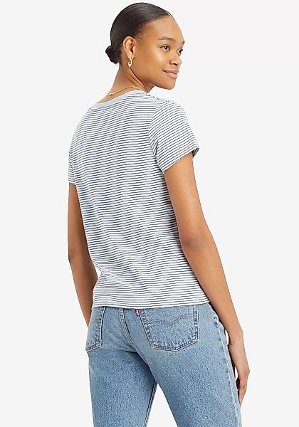 Levis V-Shirt "PERFECT VNECK", mit Mini-Batwing-Logostickerei günstig online kaufen