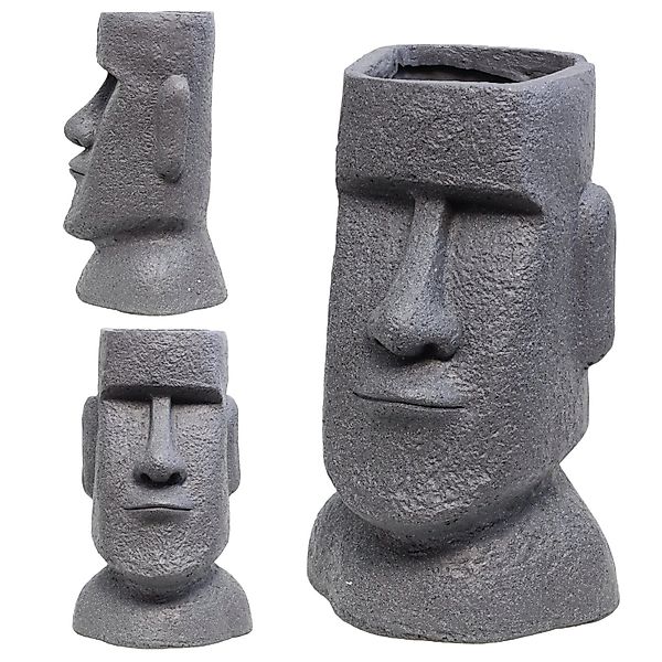 HAGO Buddhafigur Blumentopf Moai Osterinsel Eye-Catcher günstig online kaufen