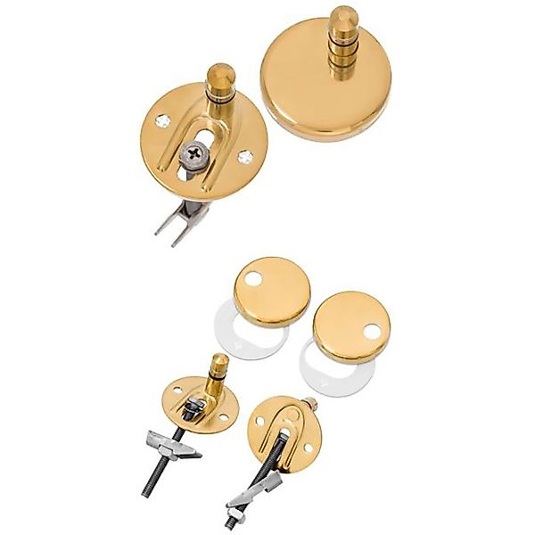 WC-Sitz Scharnier-Set Gold günstig online kaufen