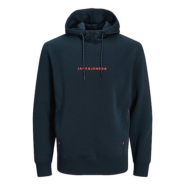 Jack & Jones Kapuzensweatshirt JJTree Sweat Hood mit Markenschriftzug auf d günstig online kaufen