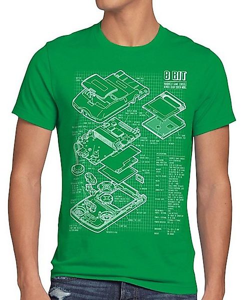 style3 T-Shirt Game Boy Blaupause retro gamer classic nintendo handheld 8-B günstig online kaufen