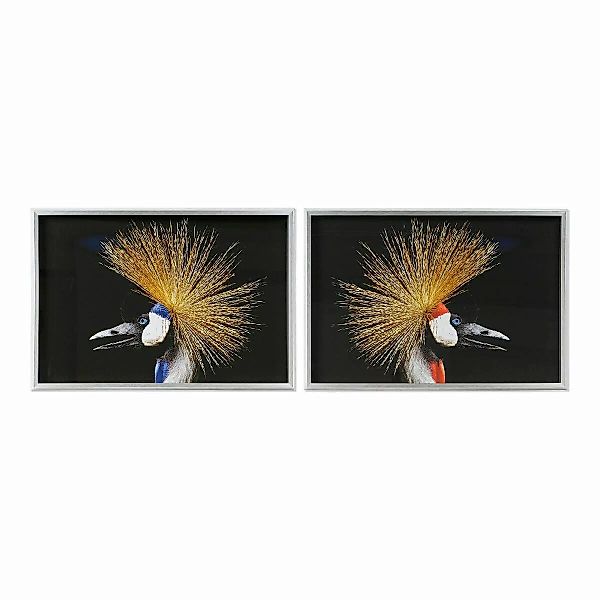 Bild Dkd Home Decor Bird Fugl Moderne (94 X 3 X 64 Cm) (2 Stück) günstig online kaufen
