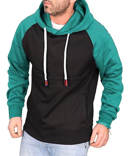 RMK Kapuzenpullover Herren Hoodie Langarmshirt Kapuze Basic Longsleeve Tasc günstig online kaufen