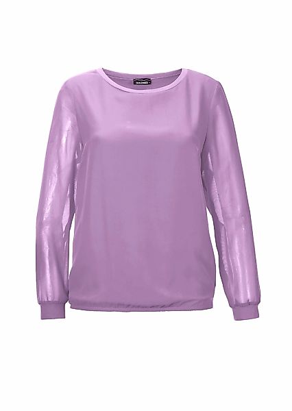 GOLDNER Klassische Bluse "Kurzgröße Schlupfbluse" Luftiiger Chiffon günstig online kaufen