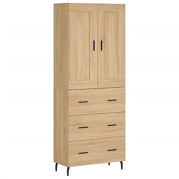 vidaXL Highboard Highboard Sonoma-Eiche 69,5x34x180 cm günstig online kaufen