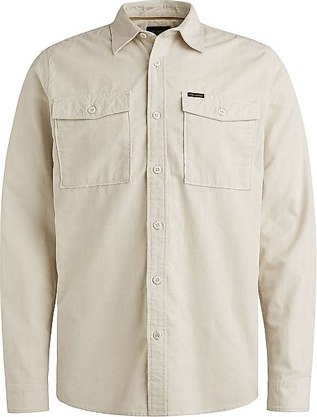 PME Legend Hemdjacke Fine Corduroy Ecru - Größe L günstig online kaufen