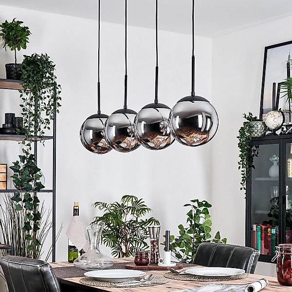 hofstein Hängeleuchte Hängelampe aus Metall/Glas in günstig online kaufen