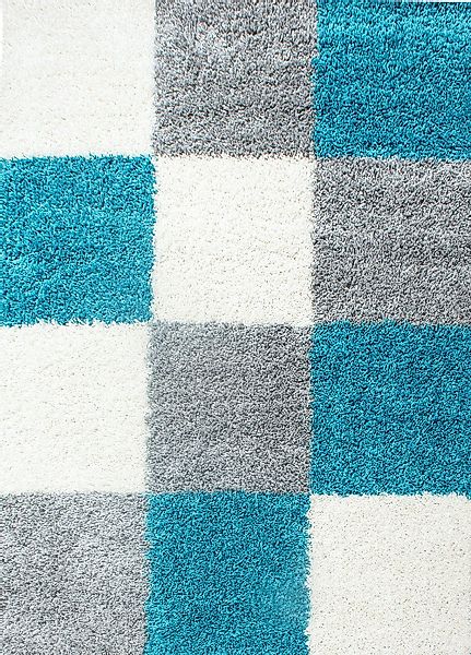 Teppium Teppich Kariert Design, Rechteckig, Höhe: günstig online kaufen