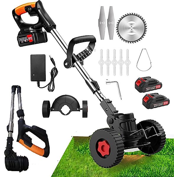 ZREE Akku-Rasentrimmer 21V Elektrischer Rasentrimmer 3-in-1 günstig online kaufen