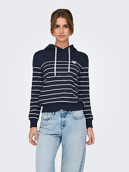 ONLY Kapuzensweatshirt ONLADELLE L/S STRIPE HOOD günstig online kaufen