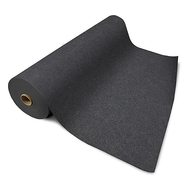 KARAT Messeteppich Sintra auf Maß Pflegeleichter Gangläufer Dunkelgrau 200 günstig online kaufen