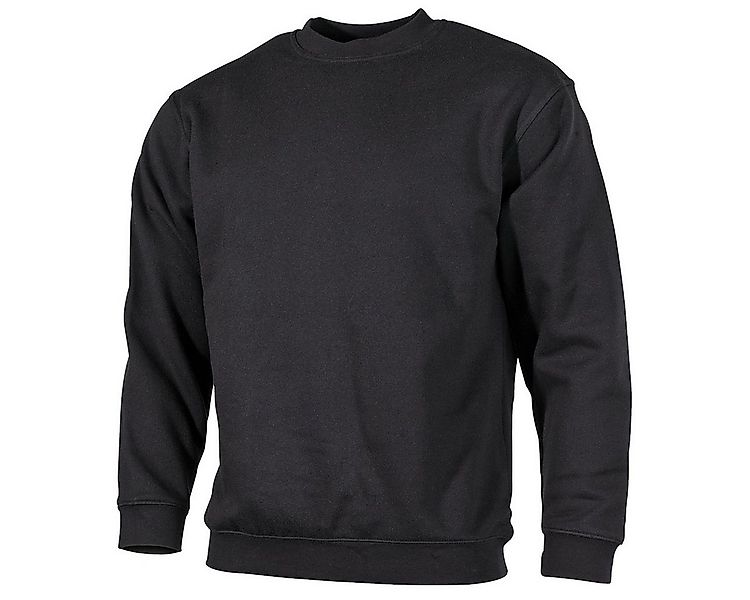 MFH Langarmshirt Sweatshirt, schwarz, "PC", 340g/m² - L (1-tlg) günstig online kaufen