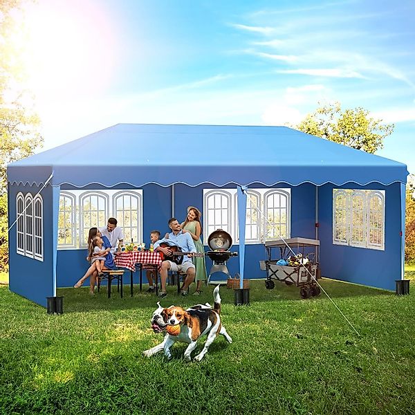 TLGREEN Faltpavillon 3x6M wasserdicht Pavillon, Partyzelt, günstig online kaufen