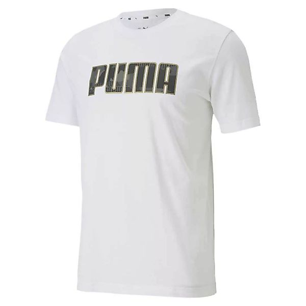 Puma Metallic Nights Graphic Kurzarm T-shirt L Puma White günstig online kaufen