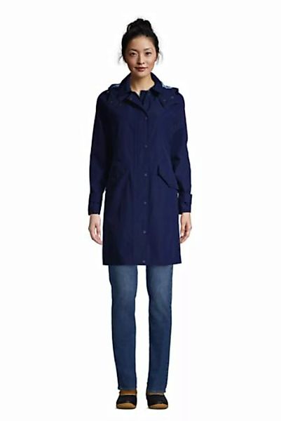 Regenmantel mit Kapuze, Damen, Größe: M Normal, Blau, Polyester, by Lands' günstig online kaufen