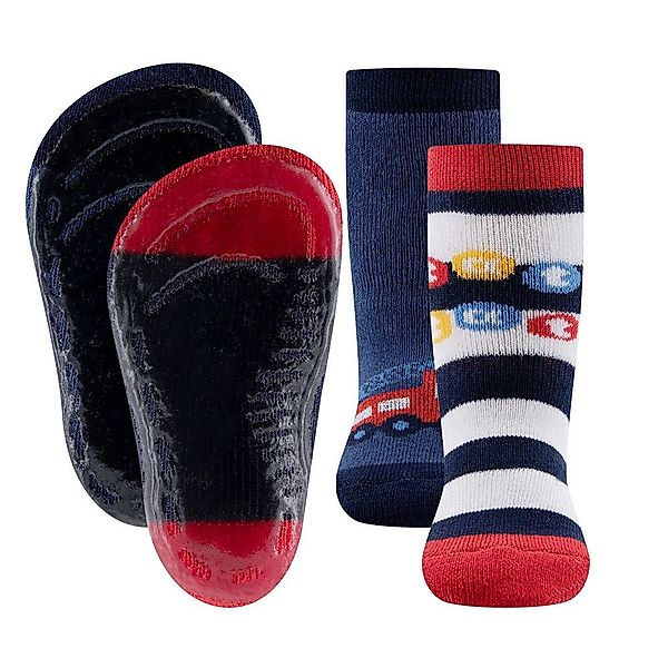 Ewers ABS-Socken Stoppersocken 2er Pack Feuerwehr/Ringel günstig online kaufen