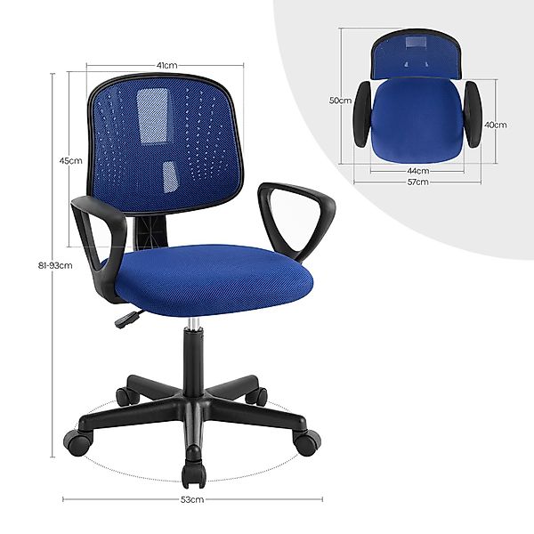Klihome Schreibtischstuhl (1 St), Kinderdrehstuhl ergonomisch, günstig online kaufen