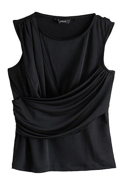 Next Blusentop Ärmelloses Top mit drapierter günstig online kaufen
