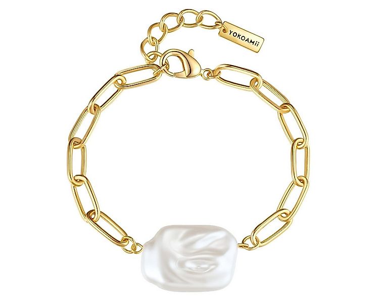 Yokoamii Gliederarmband Y800 (1-tlg), mit Perle (synth) günstig online kaufen