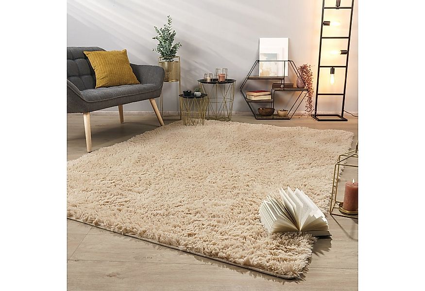 TT Home Teppich, Rechteckig, Höhe: 37 mm, Teppich Wohnzimmer Hochflor Langf günstig online kaufen