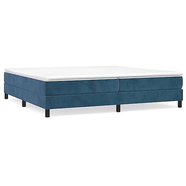 vidaXL Boxspringbett Dunkelblau 200x200 cm Samt1347659 günstig online kaufen