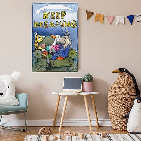 LuckyLinde Leinwandbild »Der kleine Bär und der kleine Tiger mit Freunden« günstig online kaufen