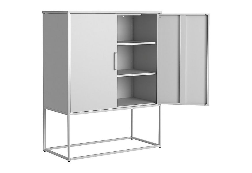 bizoemade Sideboard Modernes Küchenschrank Buffetschrank mit 2 Türen & 2 Ei günstig online kaufen