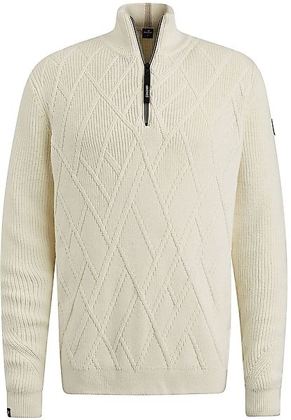 Vanguard Half Zip Pullover mit Struktur Ecru - Größe XXL günstig online kaufen