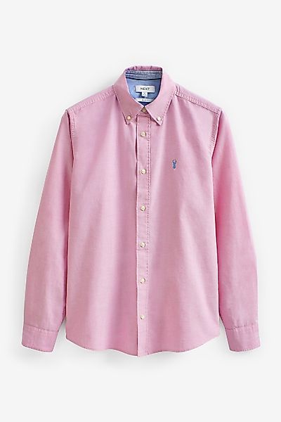 Next Langarmhemd Langärmeliges Slim Fit Oxfordhemd günstig online kaufen