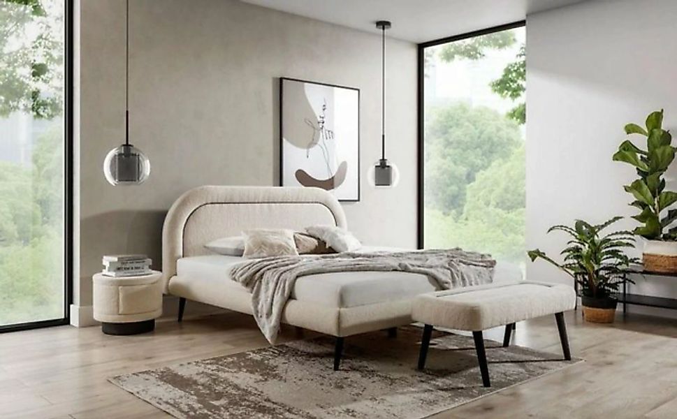 JVmoebel Bett Weißes Doppelbett Designer Betten Schlafzimmer Möbel Bettgest günstig online kaufen