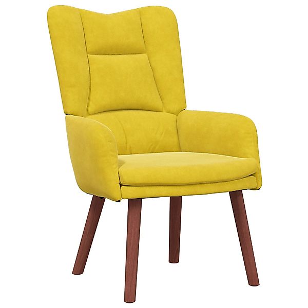 vidaXL Sessel Relaxsessel Gelb Samt (1-St) günstig online kaufen