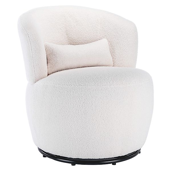 OKWISH Drehsessel Teddy Plüsch-Drehstuhl (Belastbar mit günstig online kaufen