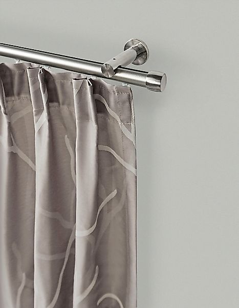 GARESA Gardinenstange "CHAPEAU" 1-läufig Wunschmaßlänge Vorhanggarnitur, mi günstig online kaufen