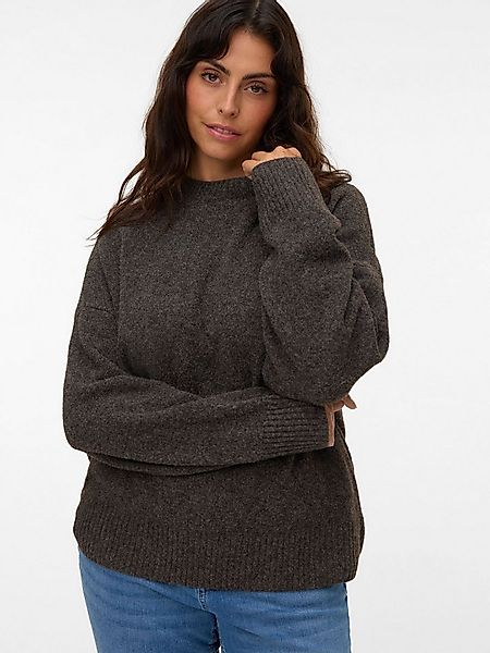 Vero Moda Curve Strickpullover VMCBOOM LS O-NECK PULLOVER GA NOOS CUR günstig online kaufen